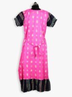 Pink Printed Cotton Frock Nighty for Women