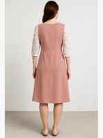 WTOP-MIS BEAUTY-08-DPK-S-M-L-01-B women a-line midi dress