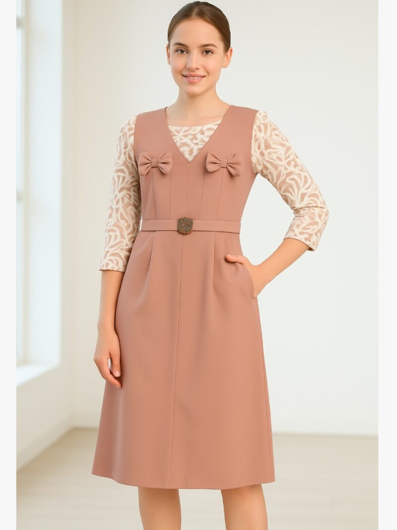 WTOP-MIS BEAUTY-08-DPK-S-M-L-01-F women a-line midi dress
