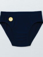 4 Women's Premium Cotton Panty, 3 pcs Pack – Shocking Pink, Navy Blue , Brown