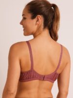 Women's Cotton Non-Padded Bra ,Terracotta