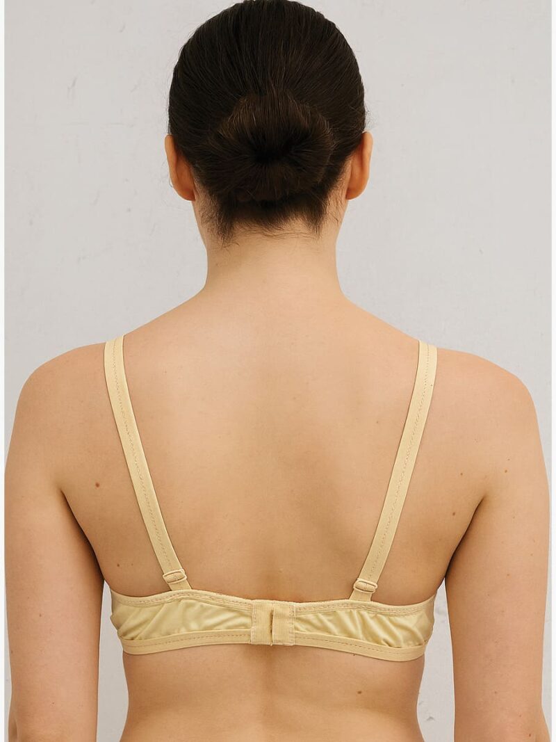 Women's Cotton Non-Padded Full Coverage Bra, Cream