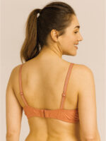 Women's Cotton Non-Padded Bra, Peach