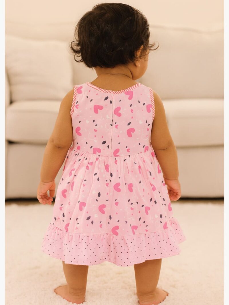 Baby Girl Cotton Frock - Pink