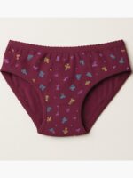 MR Women's Cotton Mid-Rise Printed Panty Set - Multicolor