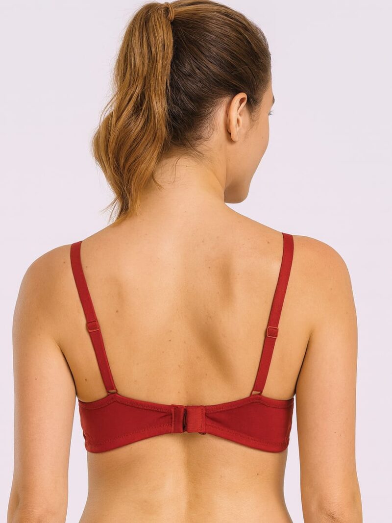 Women’s Cotton Padded Bra – Maroon