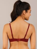 Women’s Cotton Padded Bra – Maroon