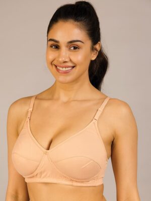 Women’s Cotton Padded Bra – Peach