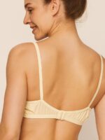 WB-SELLA-01-CRM-4XL-02-B Women's Cotton Non-Padded Bra - Cream