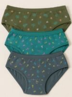 Women's Cotton Mid-Rise Printed Panty Set - Multicolor