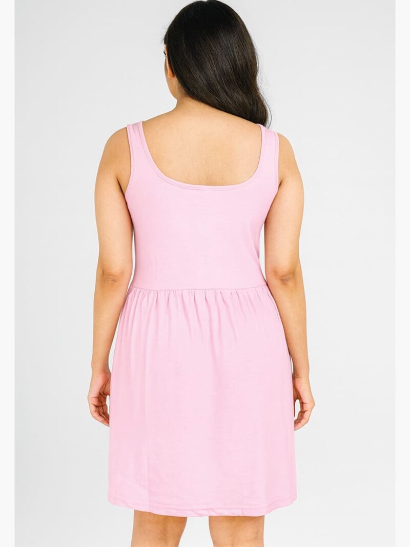 Women's Cotton Slip Dress - Pink
