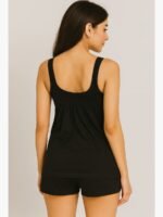 Women's Cotton Camisole Top, Black