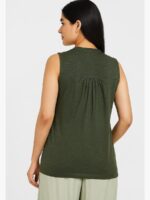 WTOP-LEO COOPER-01-GR-M-01-B cotton sleeveless top for women