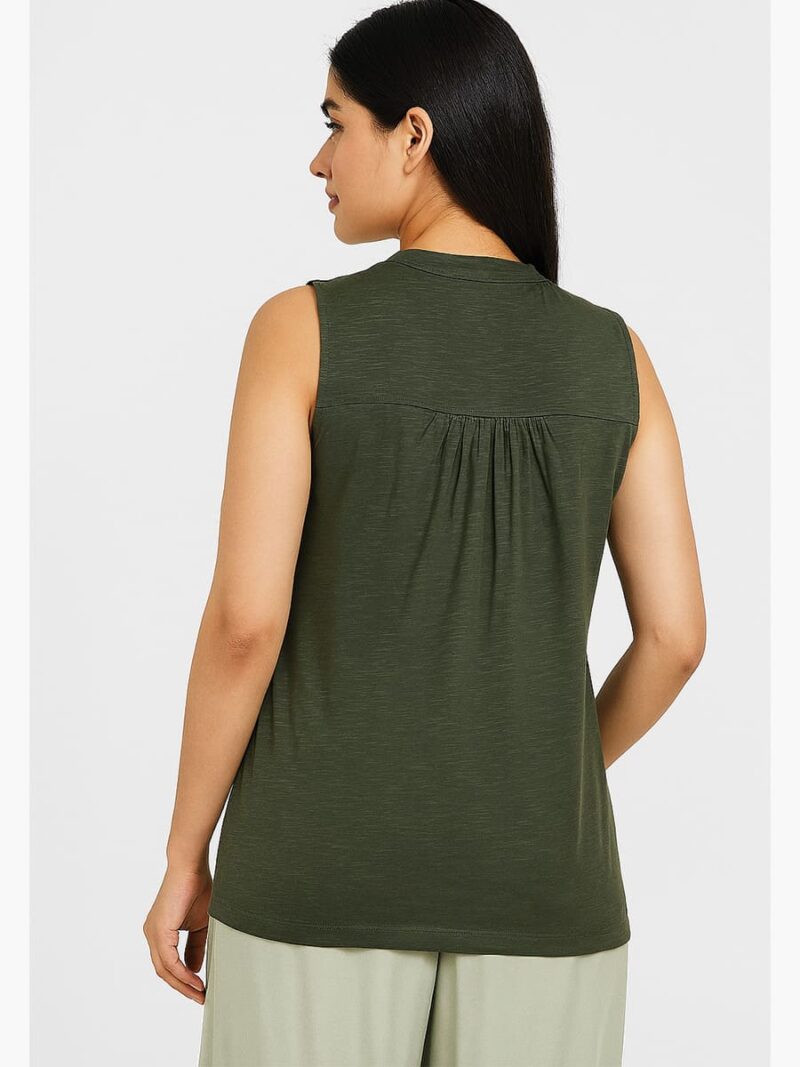 cotton sleeveless top for women