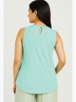 WTOP-TEX-01-SG-S-01-B sleeveless top for women