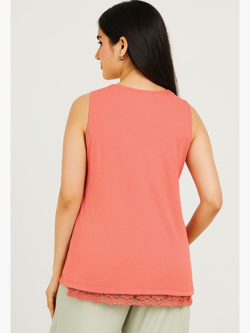 sleeveless crochet top for women
