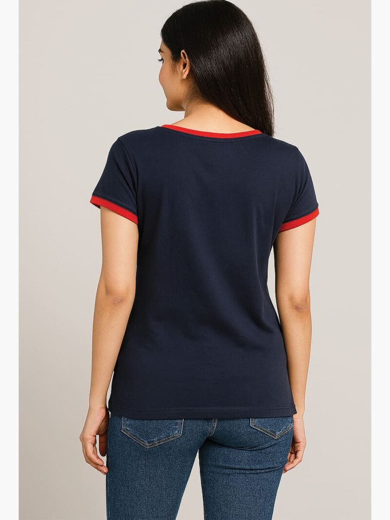 cotton ringer t-shirt for women