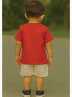 KB-IKON-01-RD-TQ-12M-18M-04-B (2) Boy Baby Cotton T-Shirt Combo - Red & Turquoise