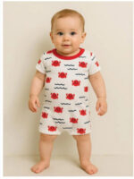 BB-PS-A31097MX2-01-RD-WH-12M-01-F Baby Cotton Printed Romper – Red