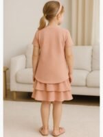 KG-SET-KITTY-01-PC-7-8Y-03-T-B KIDS Cotton Layered Skirt Set – Peach