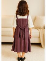 KG-TP-BMW-01-PP-10-11Y-03-B KIDS Cotton Striped Frock – Purple