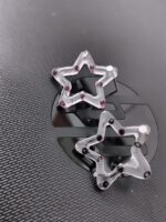 Women's Clear Star Resin Stud Earrings
