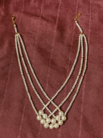 Women’s Pearl Multi-Layer Short Necklace – White