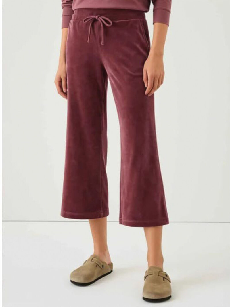 Women’s Cotton Wide-Leg Pants - Terracotta