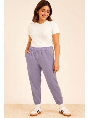 Women's Cotton Joggers - Mauve