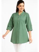 Women’s Popcorn Textured Top – Seafoam Green