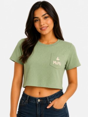 crop top green
