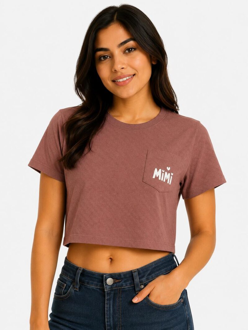 crop top brown