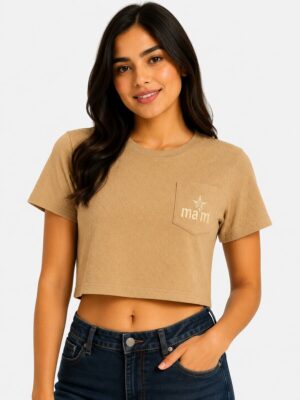 crop top cream