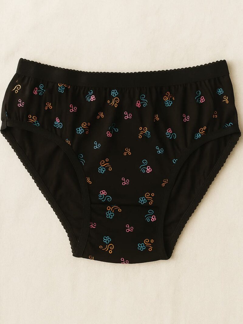 Women's Cotton Mid-Rise Printed Panty Set - Multicolor