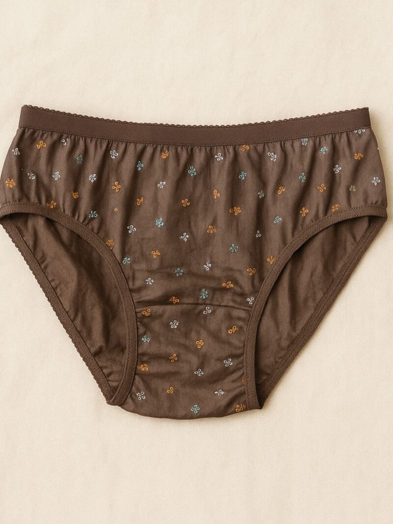 Women's Cotton Mid-Rise Printed Panty Set - Multicolor