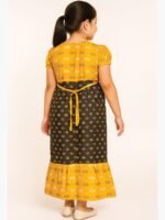 KG-NY-01-02-CF-6-7Y-B Girls Cotton Nighty Printed - Coffee