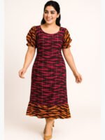 Women's Rayon Frock Nighty – Raspberry