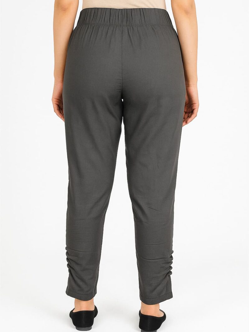 Women's Cotton Slim Fit Pant – Black