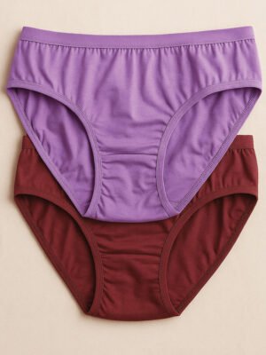 Women's Premium Cotton Panty, 2 Pcs Pack