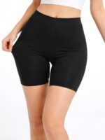 BK. Women's Cotton Yoga Shorts -Black