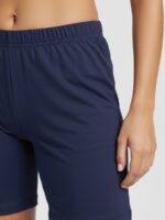 NB,, Women's Cotton Yoga Shorts -Navy Blue