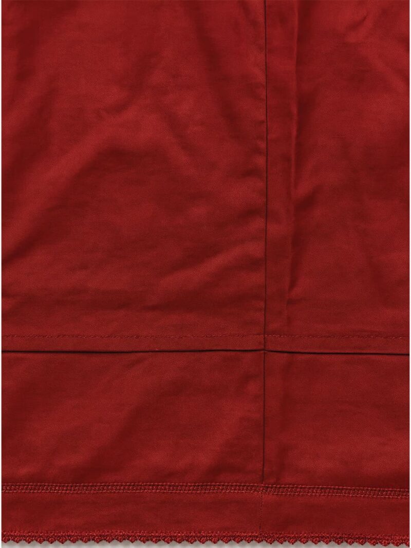 Women’s Cotton Embroidered In-Skirt – Maroon