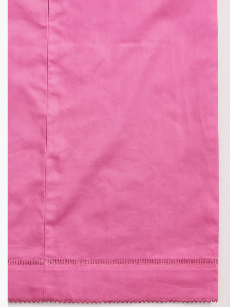 Women’s Cotton Embroidered In-Skirt – Pink