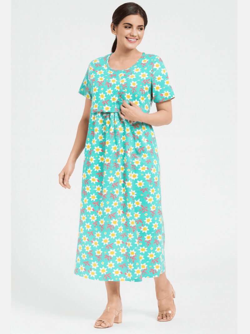 cotton feeding nighty