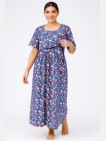 cotton zipless feeding nighty