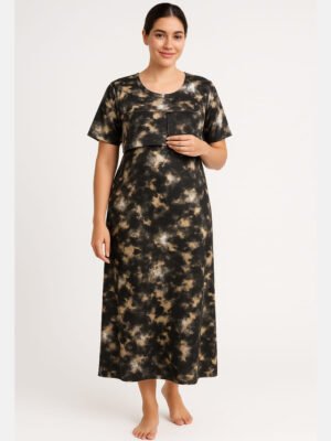 zipless lycra feeding nighty