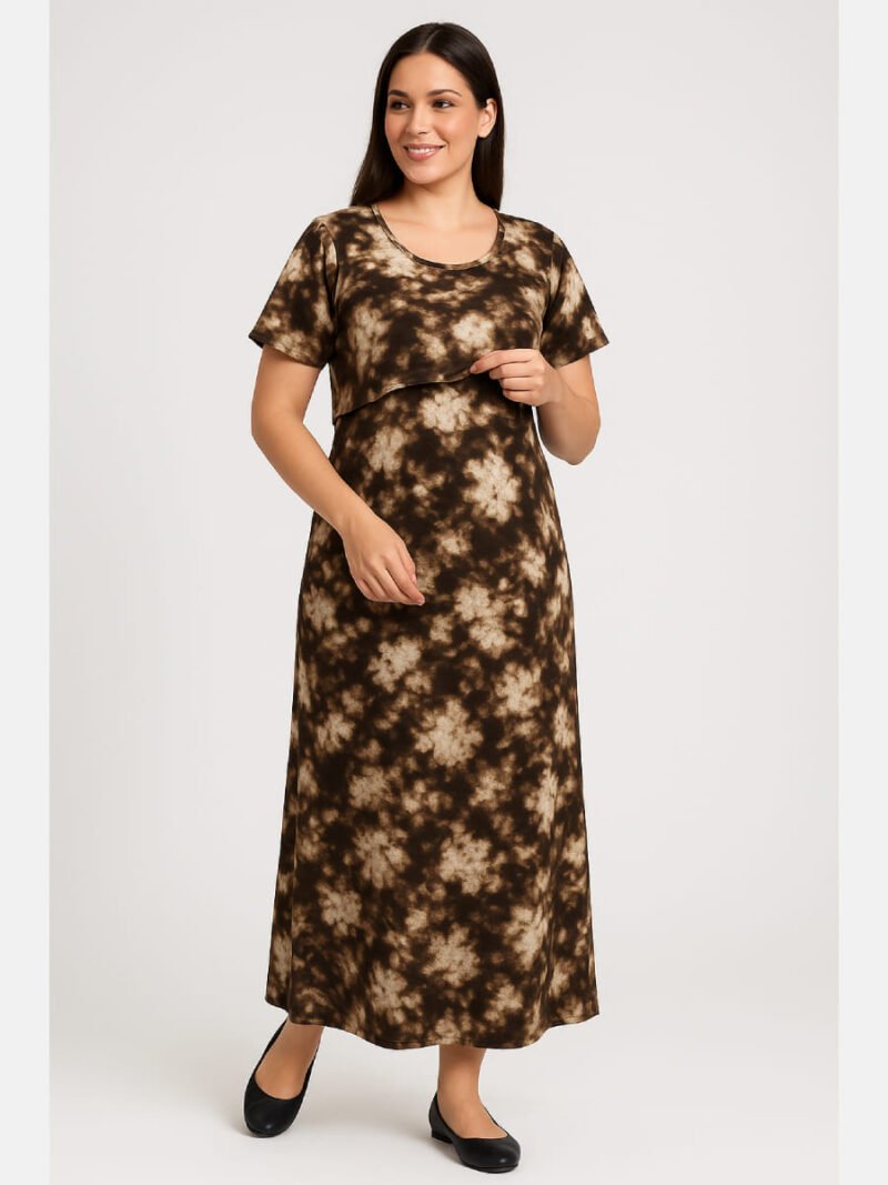 zipless lycra feeding nighty