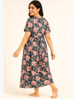 W-NY-140-03-PK-L-B Women's Cotton Feeding Nighty – Pink