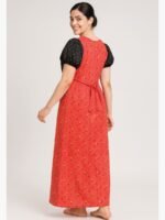 Women’s Cotton Printed Nighty – Cerise