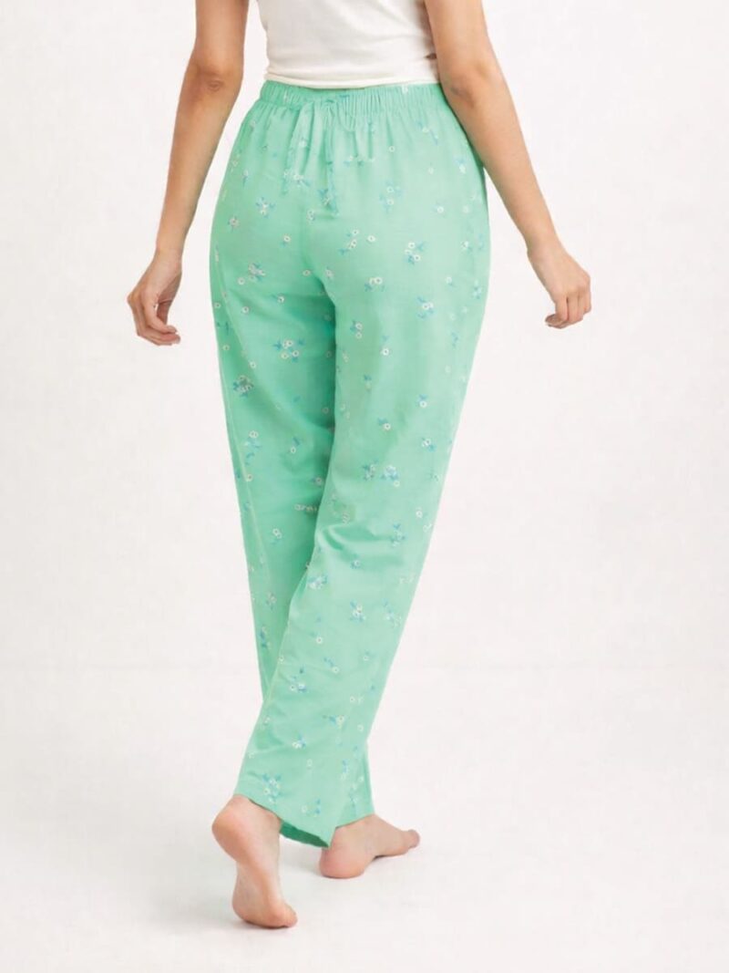 Women’s Cotton Lounge Pants - Mint Green